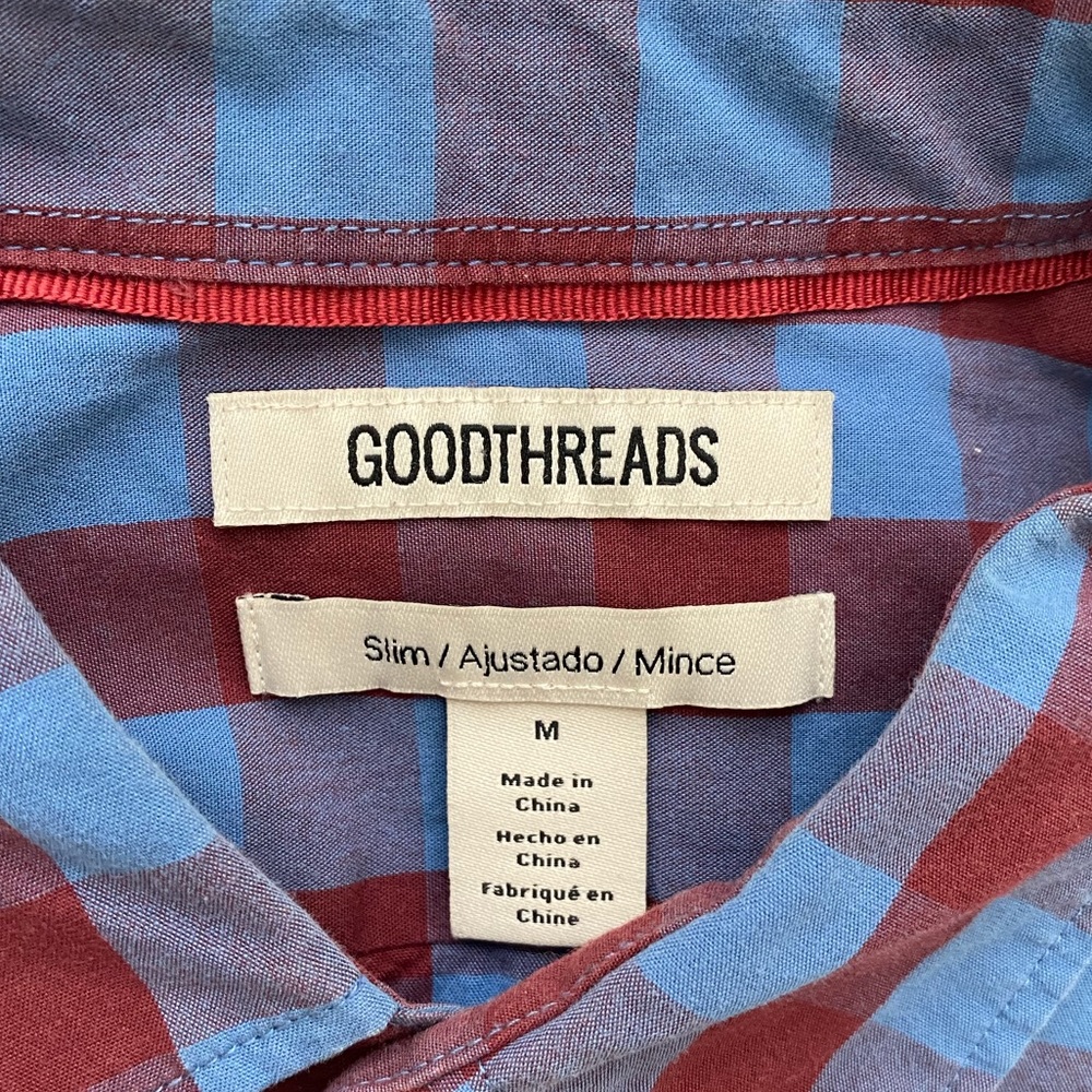 Goodthreads Checked Button-Down Shirt - Picture 6 of 6